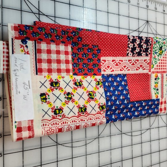 Bandana Fabric "2 pieces"of Fabric + 1 Remnant" SEE INFORMATION - Picture 9 of 14